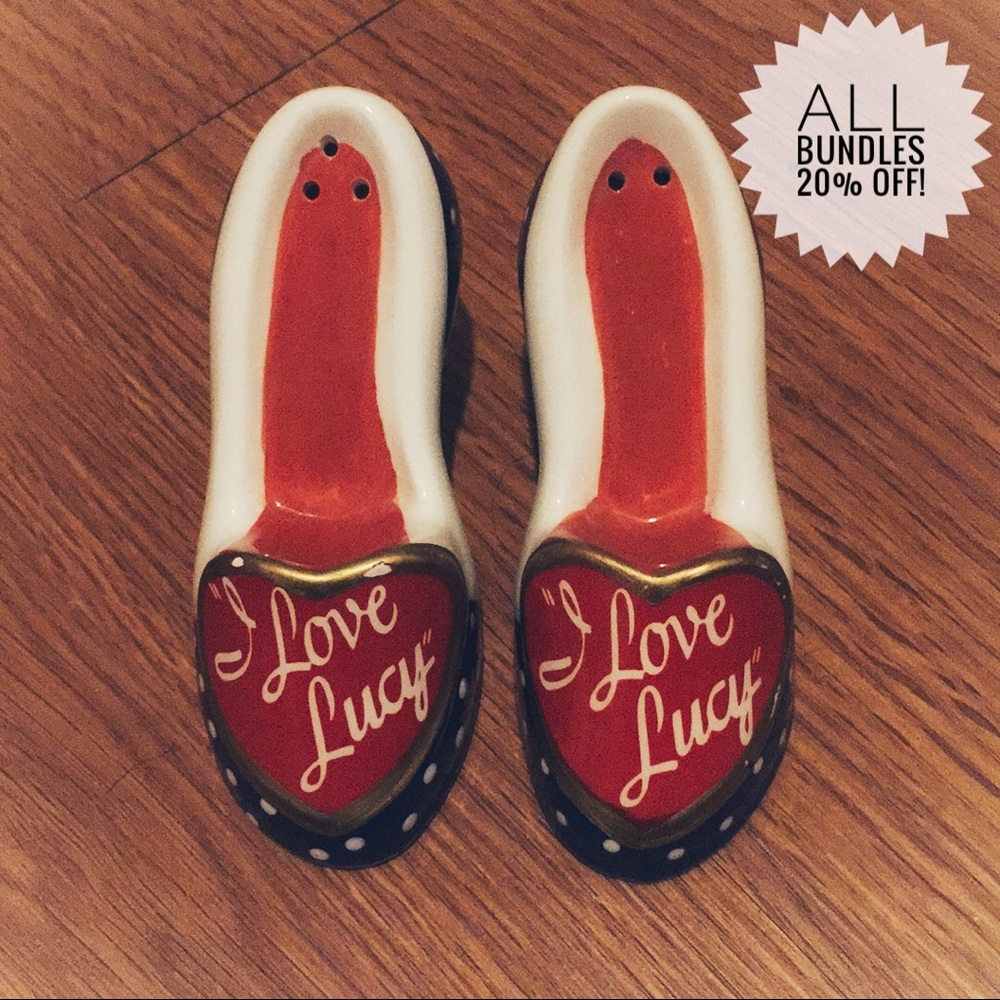 I Love Lucy Salt and Pepper Shakers